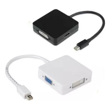 Imagem de Conversor Mini Displayport 3x1 Vga , Dvi, Hdmi Tebera