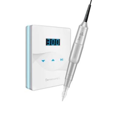 Imagem de Dermografo Sharp 300 Pro Silver + Slim White - Branco/Az