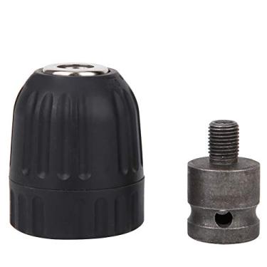 Imagem de Akozon Furadeira Elétrica de Alta Precisão Mandril Apertado Manual 0,8-10mm 3/8-24UNF Com Cabeça de Conversão de Martelo e Adaptador de Rosca de Conversão de Chave para SDS