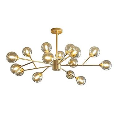 Imagem de Lustres moleculares mágicos nórdicos G9, para sala de estar, quarto, loja de roupas, cafeteria, lâmpadas de jantar atmosféricas americanas, lustres de mesa de jantar simples e modernos - dou