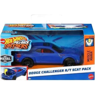 Imagem de Carro HOT Wheels Pullback Mattel HPR70 Dodge Challenger