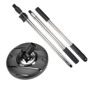 Imagem de Kit Cabo Inox + Base Preta Compatível com Todos os Mops Centrífuga