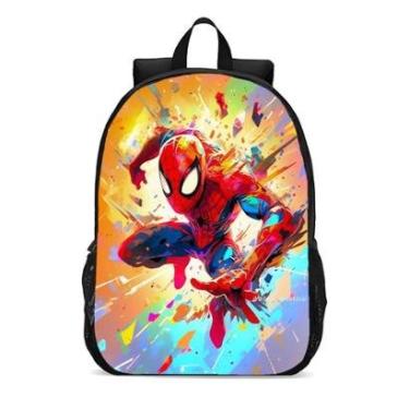 Imagem de MOCHILA ESCOLA INFANTIL JUVENIL ANIME HOMEM ARANHA-Unissex
