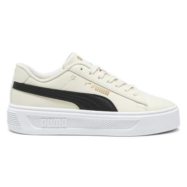 Imagem de PUMA Smash Platform V3, Alpine Snow-puma Black-Puma Gold-Puma Branco, 39