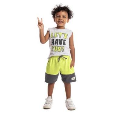 Imagem de Conjunto Camiseta Regata Machão E Bermuda Bi Color-Masculino