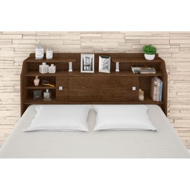 Imagem de Cabeceira Flex Box Casal 1,38 Framar Elisa Malbec Off White