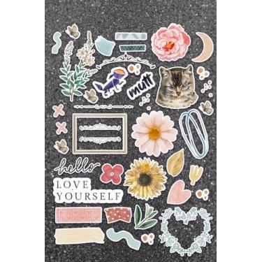 Imagem de Cartela Adesiva Vinil I Love Me Planner Decoração Papelaria - Mutt com
