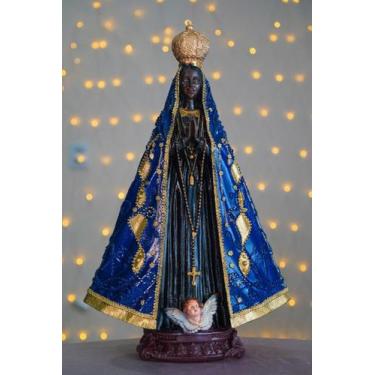 Imagem de Nossa Senhora Aparecida 45cm Imagem Estatueta Em Resina - acaryart, az