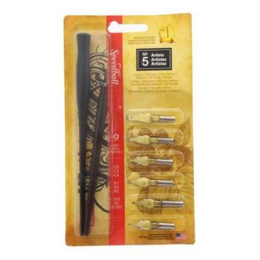 Imagem de Kit Caligráfico Speedball Cabo e Pena N 5 Artist 2962