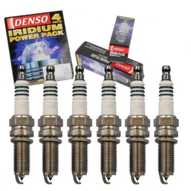 Imagem de 6 velas de ignição Denso Iridium Power compatíveis com Honda Pilot 3.5L V6 2009-2015