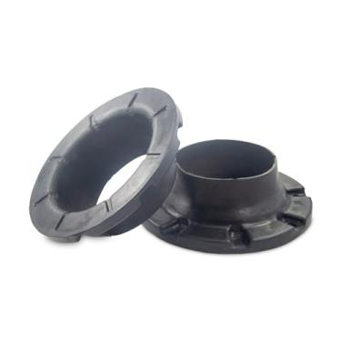 Imagem de Sheisor Isoladores de mola de bobina traseira, isoladores de mola de bobina compatíveis com Jeep 2006-2010 Commander XK, Grand Cherokee WK 2005-2010, Liberty KK 2008-2012 (altura do estoque, pacote com 2)