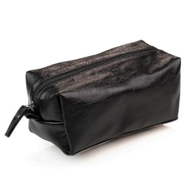 Imagem de Necessaire Estojo Couro Legítimo Cardena Madera Impermeável