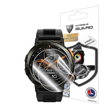 Imagem de IPG Para KOSPET TANK T2 - AMAZTIM T2 - Rova Stone T2 protetor de tela de hidrogel para relógio inteligente (2 unidades) Película transparente HD invisível antiarranhões - suave/autorreparação/bolha