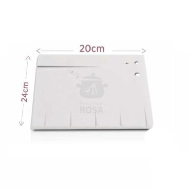 Imagem de Placa p/ Aramar Flores e Folhas - 20 x 24 x 0,8 Ranhuras Grandes e Peq