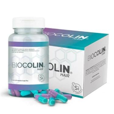 Imagem de Biocolin Hair 500mg 60 cáps Cabelo Unha Central Nutrition, Natural