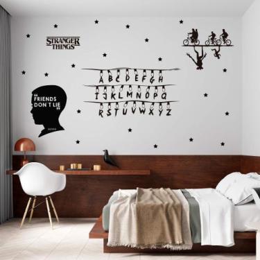 Imagem de Kit de Adesivos Stranger Things Eleven Alfabeto ABC Série - Kanto Stor