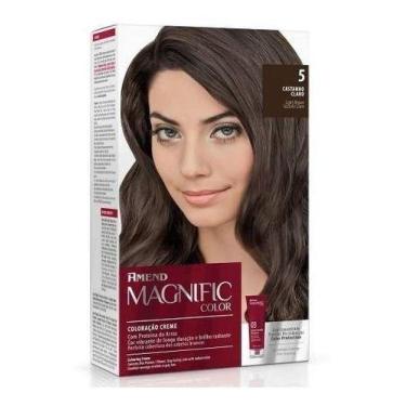 Imagem de Coloração Creme Magnific Color 5 Castanho Claro Amend