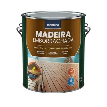 Imagem de Revestimento Impermealizante Madeira Emborrachada 3,6 Lt - Montana