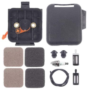 Imagem de Cnfaner Filtro de ar Tampa de montagem para Stihl FC75 FS75 FS80 FS80R FS85 FS85R FS85T HT70 HT75 FR85T FR85 KM85 KM85R FH75 HL75 Cordão aparador