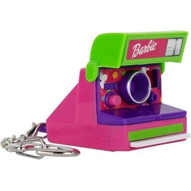Imagem de World's Coolest Barbie Polaroid, Retro Mini Novelty Camera, Measures only 1.5 x 2.25 x 1.75 inches has Sound, Simulated Film, and a clickable red Shutter Button, Ages 8+