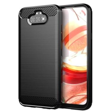 Imagem de Vavies Capa para LG Aristo 5/para LG K31/Aristo 5 Plus/K8X LM-K300Q Capa de fibra de carbono fina macia TPU capa protetora de absorção de choque à prova de choque capa de telefone para LG Aristo 5