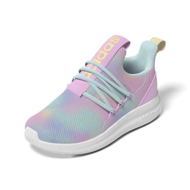 Imagem de adidas Tênis esportivo infantil unissex Lite Racer Adapt 7.0, Bliss Lilac/Halo Mint/Pó Amarelo, 6.5 Big Kid