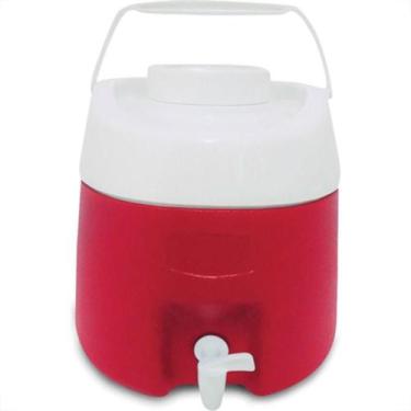 Imagem de Botijao Termico Com Torneira Fortline 4L Vermelho - Marca não Definida