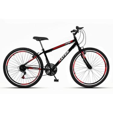 Imagem de Bicicleta Aro 26 Axtek Sport Gold Rebaixado V-Brake Mtb 21V, Preto, Ve