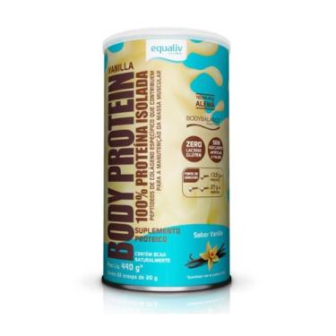 Imagem de Body Protein Vanilla 440gr (equaliv) - 100 proteina isolada - Equaliv