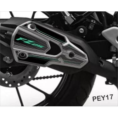 Imagem de Adesivo Protetor  De Escapamento Resinado Yamaha Fz 25 Pey17 - Resitan
