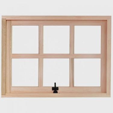 Imagem de Janela de Madeira Maxim-Ar 50x70cm com Caixilho 9,4cm ewr MP61 Rondosul