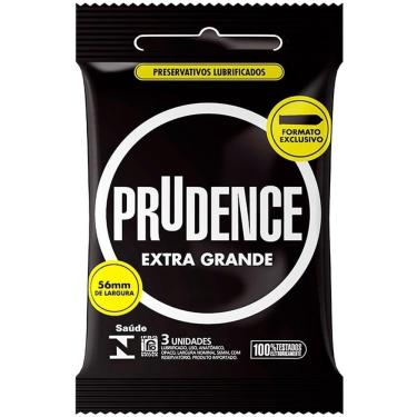 Imagem de Preservativo Extra Grande 12 Embalagem com 3 Unidades - Prudence