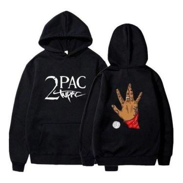 Imagem de Blusa De Frio Moletom 2pac Rapper Rap Hip Hip Trap - Use Nerd, M