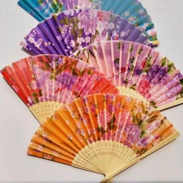 Imagem de Leque Japonês  Madeira Bambu Oriental Ornamental ano - WCAN