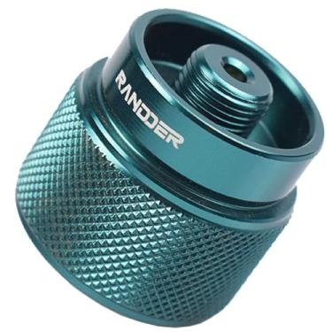 Imagem de RANDDER Adaptador de propano para butano adaptador de fogão de acampamento conversor adaptador de gás 473 ml entrada de tanque de propano EN417 adaptador de recarga de combustível para mochila ao ar livre caminhada