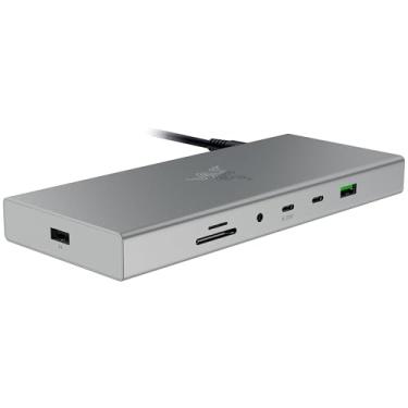 Imagem de Dock USB 4 – Adaptador multiportas USB tipo C 14 em 1 branco mercúrio