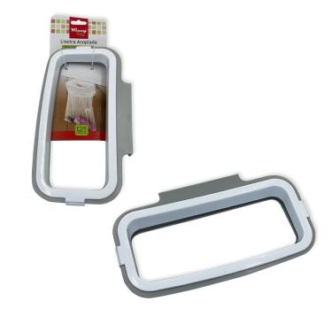 Imagem de Lixeira Acoplável Para Cozinha Suporte Fácil De Saco De Lixo