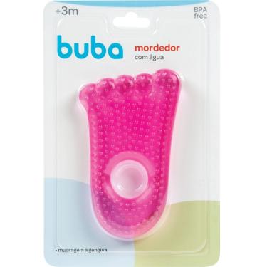 Imagem de Mordedor Com água Pezinho - Buba Rosa