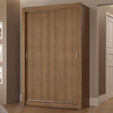 Imagem de Guarda-roupa Solteiro 2 Portas De Correr 2 Gavetas Rustic Vivare Madesa Rustic
