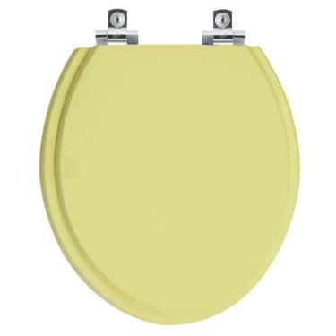 Imagem de Assento Sanitário Soft Close Convencional Oval Bege Saara Para Vaso Deca