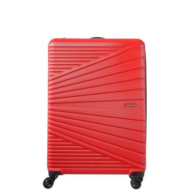 Imagem de Mala De Bordo Pequena Viagem Exp Abs American Tourister Samsonite Recife Tsa Rodas Duplas Vermelho P