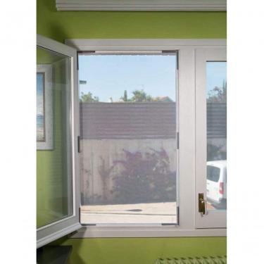 Imagem de Tela Cortina Mosquiteiro Kit 2 Uni Dengue Magnetico Ima Janela Facil Instalação 180x150 -kit 2