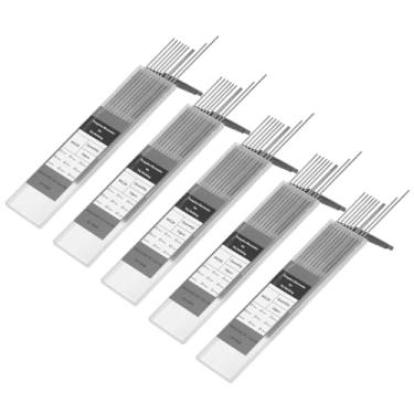 Imagem de HARFINGTON 50 peças de eletrodos de tungstênio para soldagem TIG 1/40.6 cm x 17.8 cm 1,8-2,2% tungstênio de cério para soldagem de aço inoxidável, soldagem de liga de magnésio de alumínio, cinza WC20