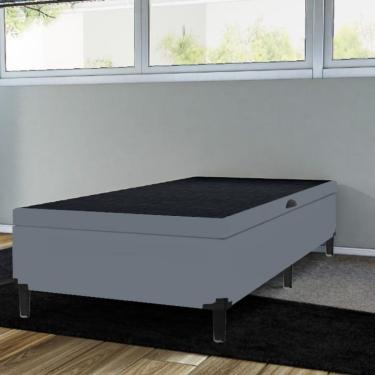 Imagem de Base Box Bau Solteiro Itaflex 0,88x1,88x0,44 Cinza