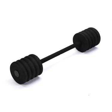 Imagem de Soulchen Halteres longos para exercícios aquáticos de espuma, pesos aquáticos, halteres de piscina aquática com espuma EVA de alta densidade para natação e exercícios aeróbicos aquáticos (preto, 73 cm