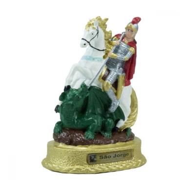 Imagem de Santo Imagem São Jorge da Capadócia em Borracha 17cm