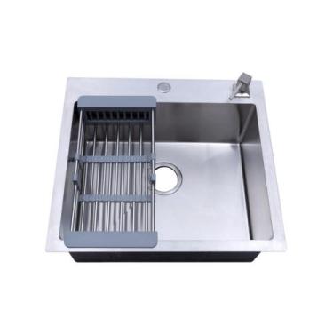 Imagem de Cuba Para Cozinha Gourmet Aço Inox 304 Corubos 55x51 cm Pingoo.casa - 