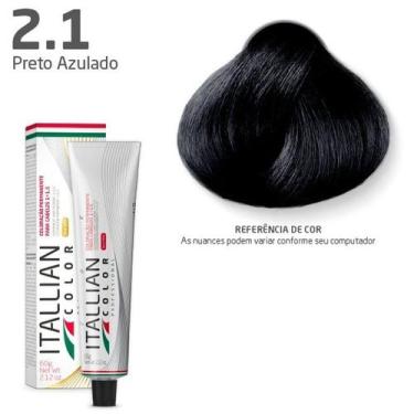 Imagem de Color premium 2.1 preto azulado 60g - IC SILK
