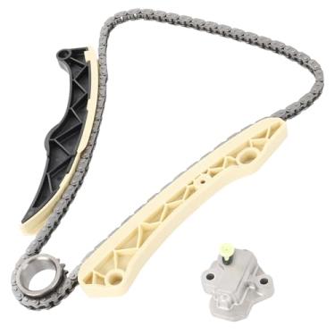 Imagem de Kit de corrente de distribuição de motor 1.6L com tensor, compatível com Hyundai Kia Accent 2012-2021 Elantra Kona Sonata Tucson Veloster Forte Soul Optima Rio Seltos, motor L4 1.6L, número de