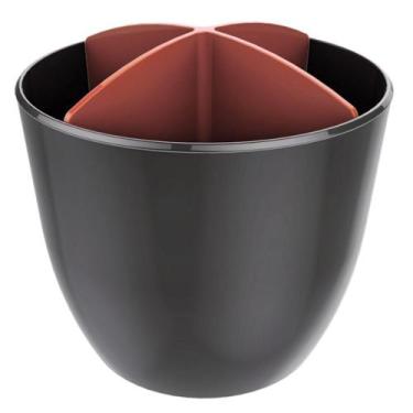 Imagem de Escorredor de Talheres e Utensílios Chumbo - Crippa, Vermelho